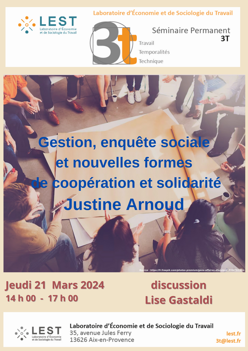 Gestion, enquête sociale et nouvelles formes de coopération et solidarité