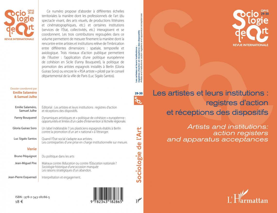  Sociologie de l'Art Opus n°29-30