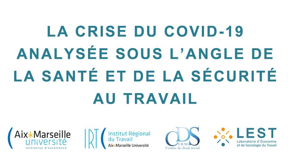 Enquête : la crise du covid-19 analysée sous l’angle de la santé et de la sécurité au travail