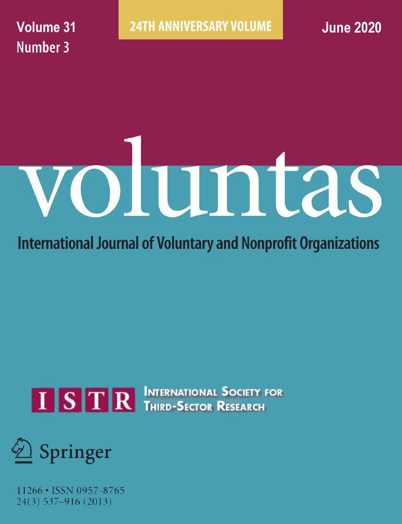 Giorgia Trasciani dans le volume 31 de Voluntas 