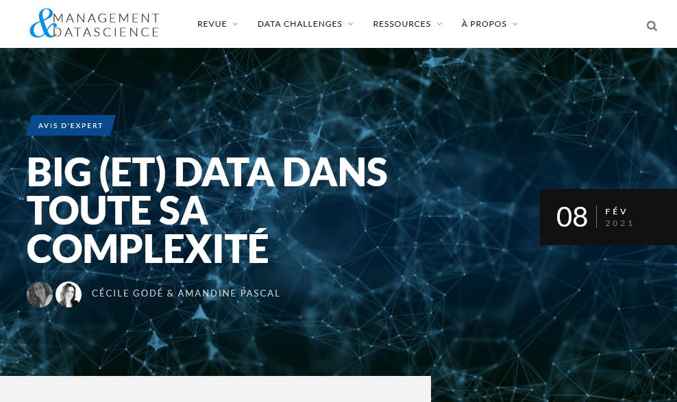 Amandine Pascal dans MDS - Management & Datascience