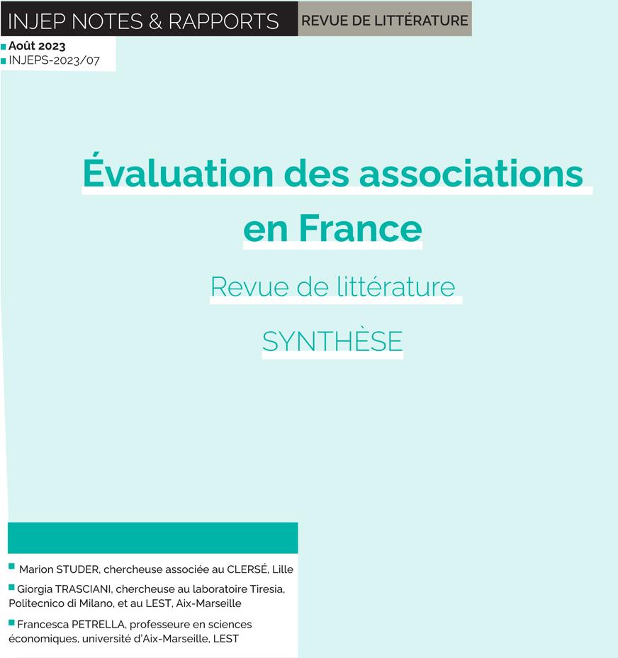 Évaluation des associations en France : le rapport INJEP est sorti
