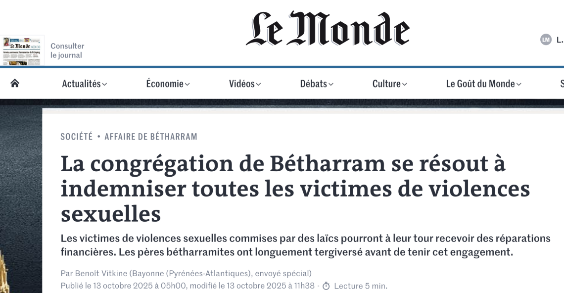 La Commission Betharram poursuit son travail de vérité et de réparation