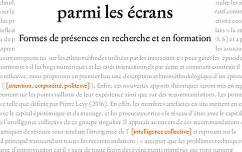 Fabrique de l’interaction parmi les écrans C Vincent