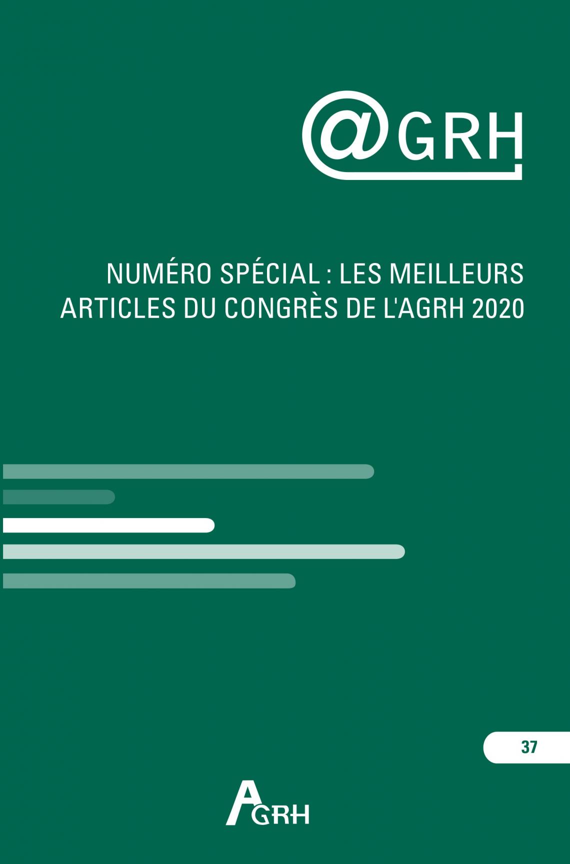 Tarik Chakor dans les meilleurs articles du Congrès de l'AGRH 2020