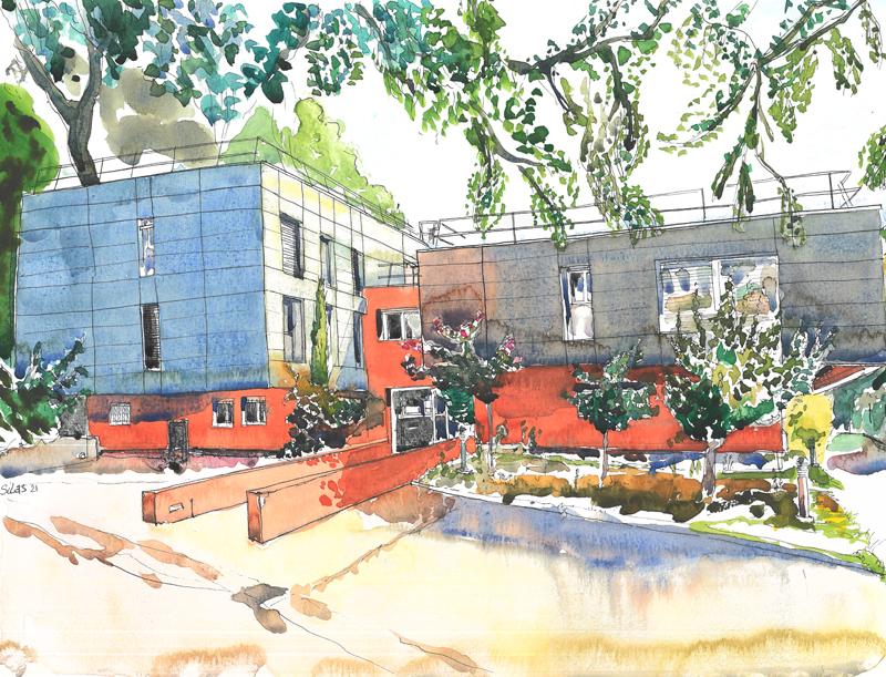 LEST Aquarelle de V. Silas 2021