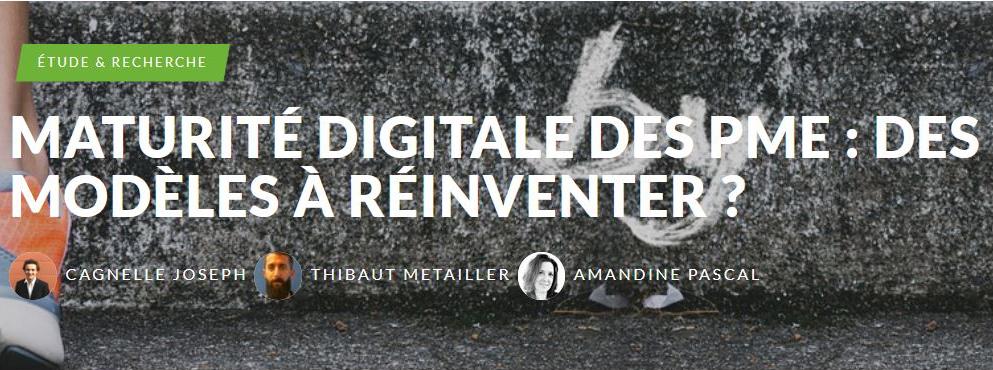 Maturité digitale des PME : des modèles à réinventer ?