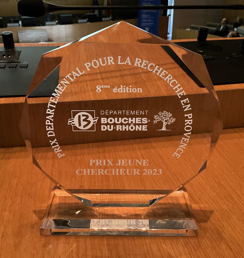 Héloïse Berkowitz lauréate du prix départemental 2023 pour la recherche en Provence 