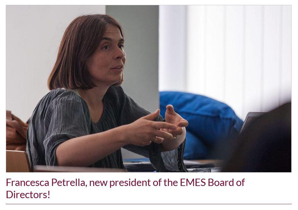Francesca Petrella, nouvelle présidente du réseau international EMES