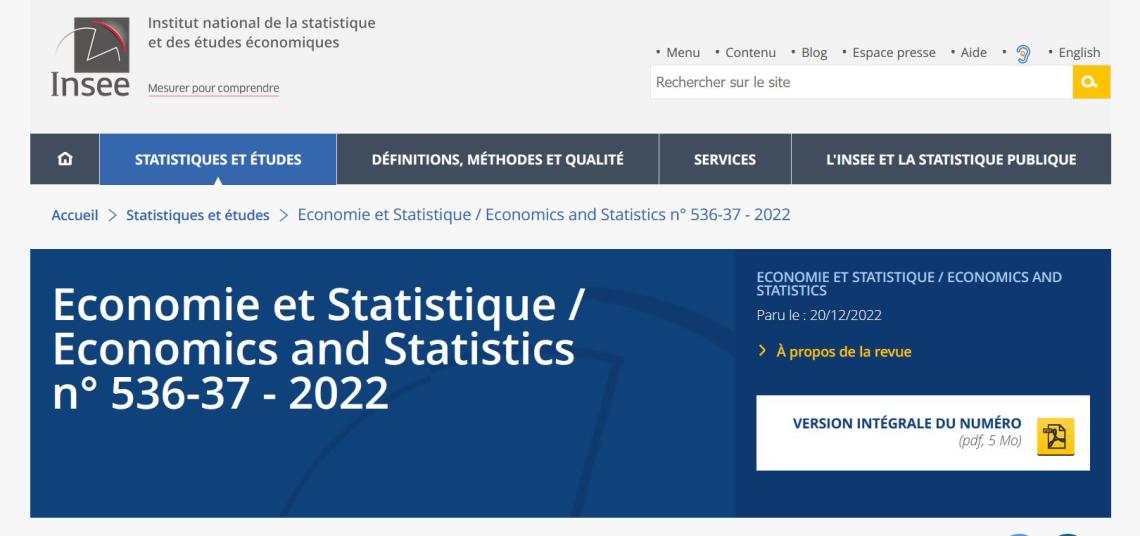 Couprie, H. (2022). La crise du Covid‑19 a‑t‑elle contribué à modifier la division du travail selon le genre au sein des familles ? / Did the COVID-19 Crisis Contribute to a Change in the Gender-Based Division of Work within Families?, Economie et Statistique / Economics and Statistics, 536-37, 51–55.