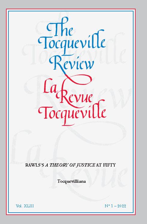 Claude Gamel, Cheminement D'un Économiste Dans L'œuvre De John Rawls